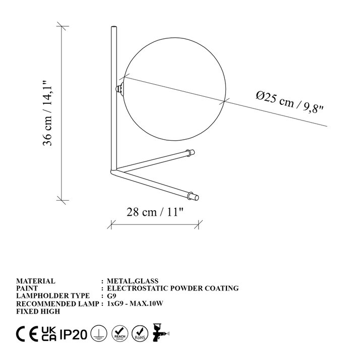 Opviq Luminar - 14171 Lámpara de mesa dorada Opviq Luminar - 14171 Lámpara de mesa dorada